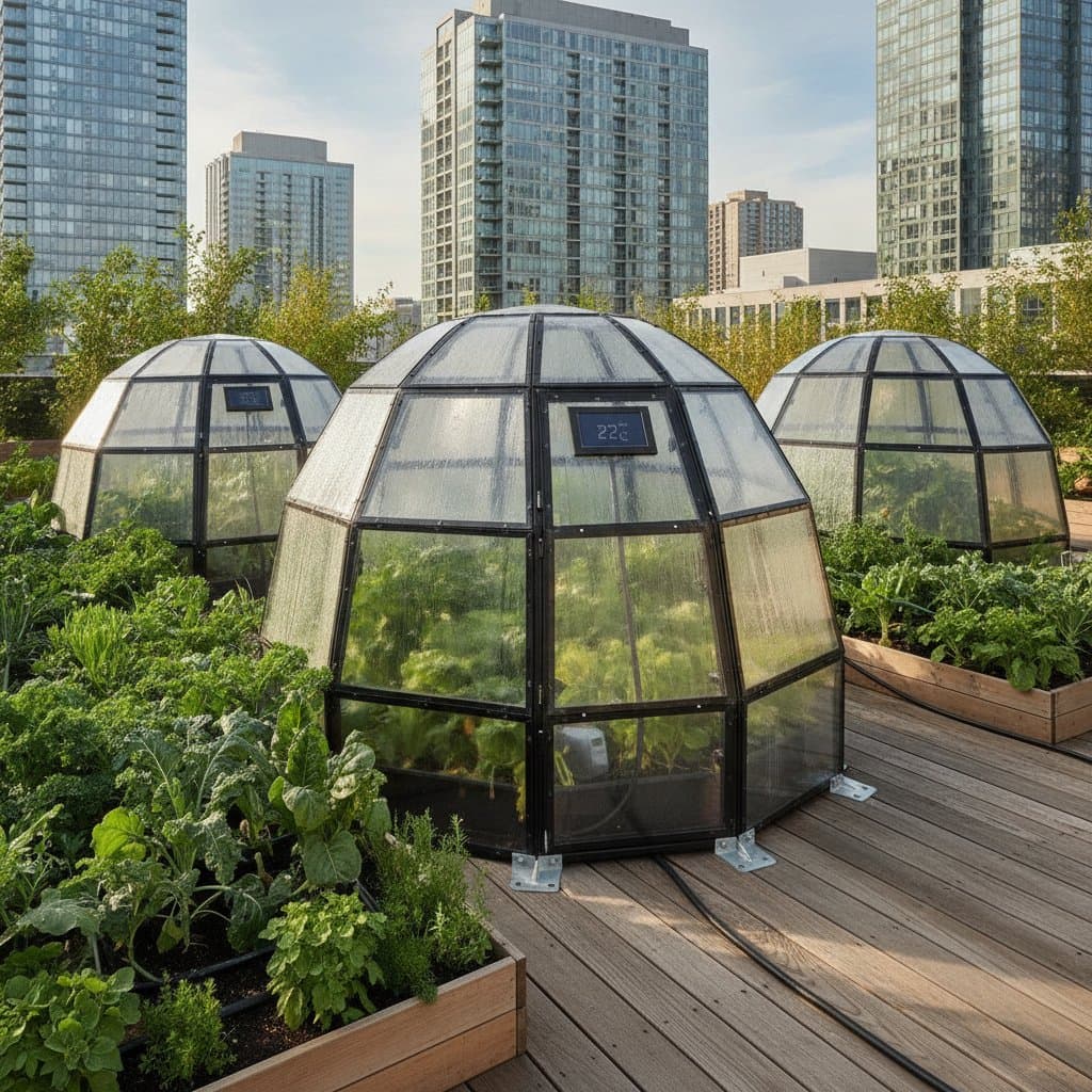 Image for Microclimate Pods Add 4-8 Weeks to Rooftop Gardens