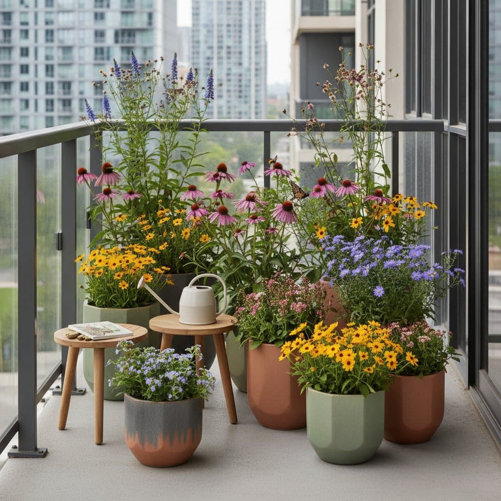 Image for Small Balcony Designs That Support Local Pollinators