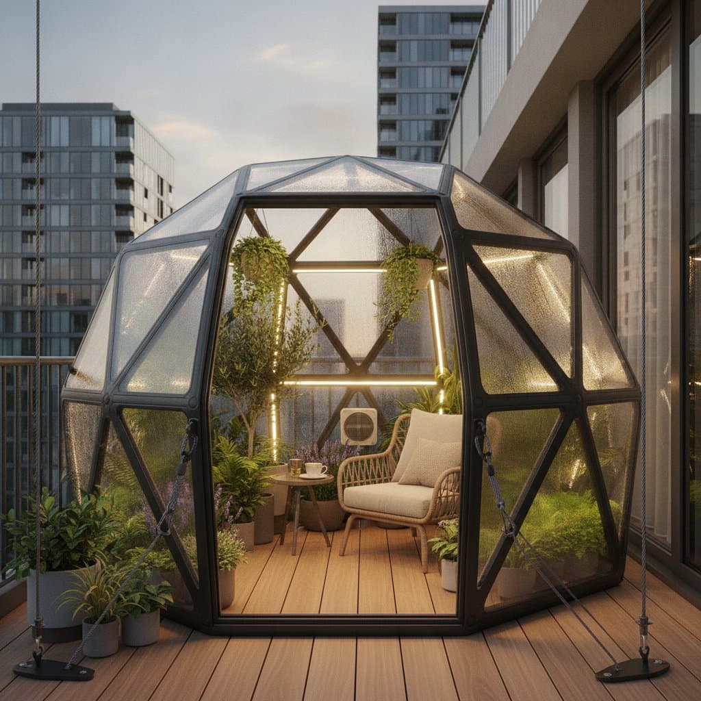 Image for Building a Sheltered Microclimate on Your Balcony