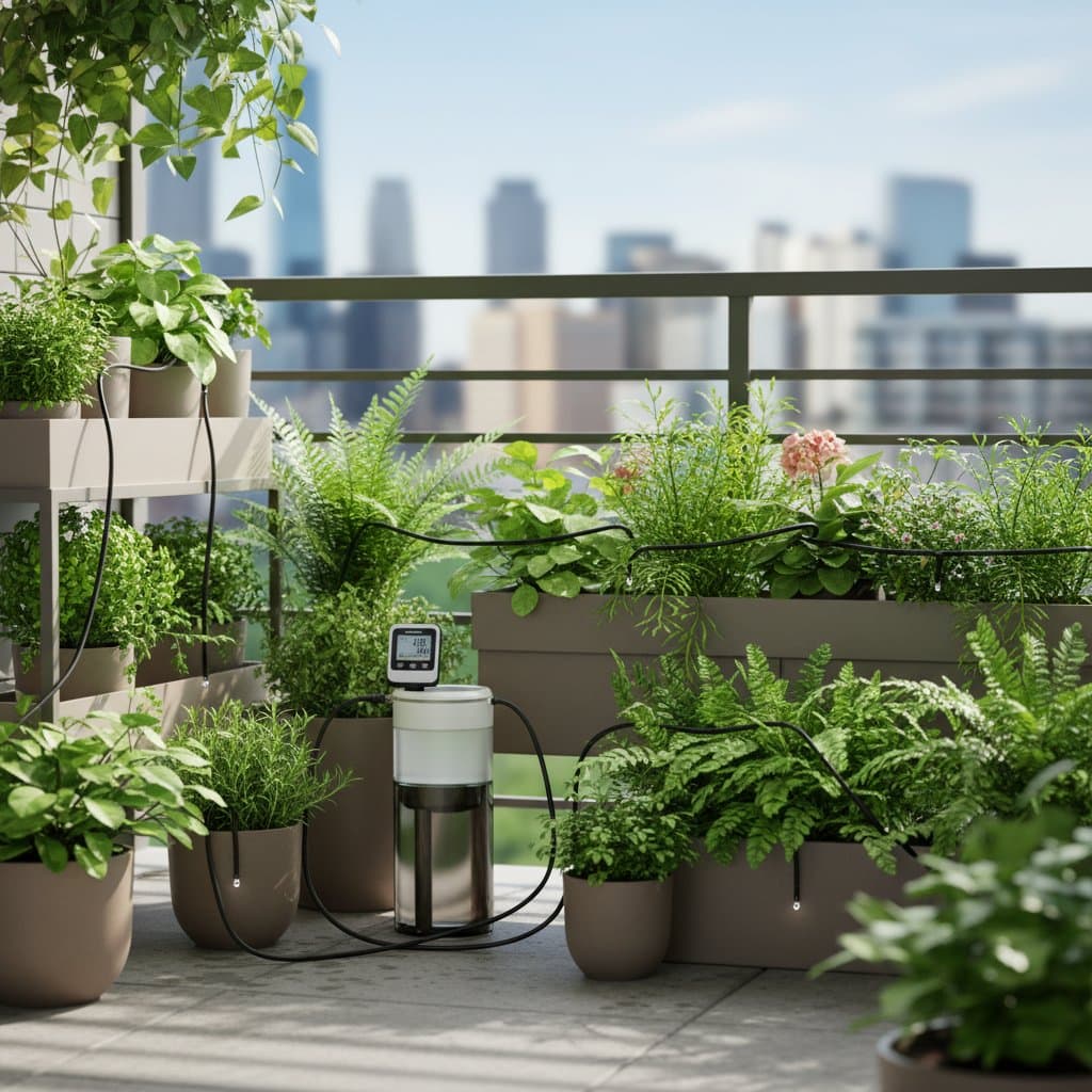 Featured image for Micro-Drip Systems Keep Balcony Plants Alive While You Travel