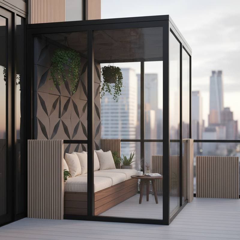 Featured image for Soundproof Pods Block 60-80% of Balcony Noise