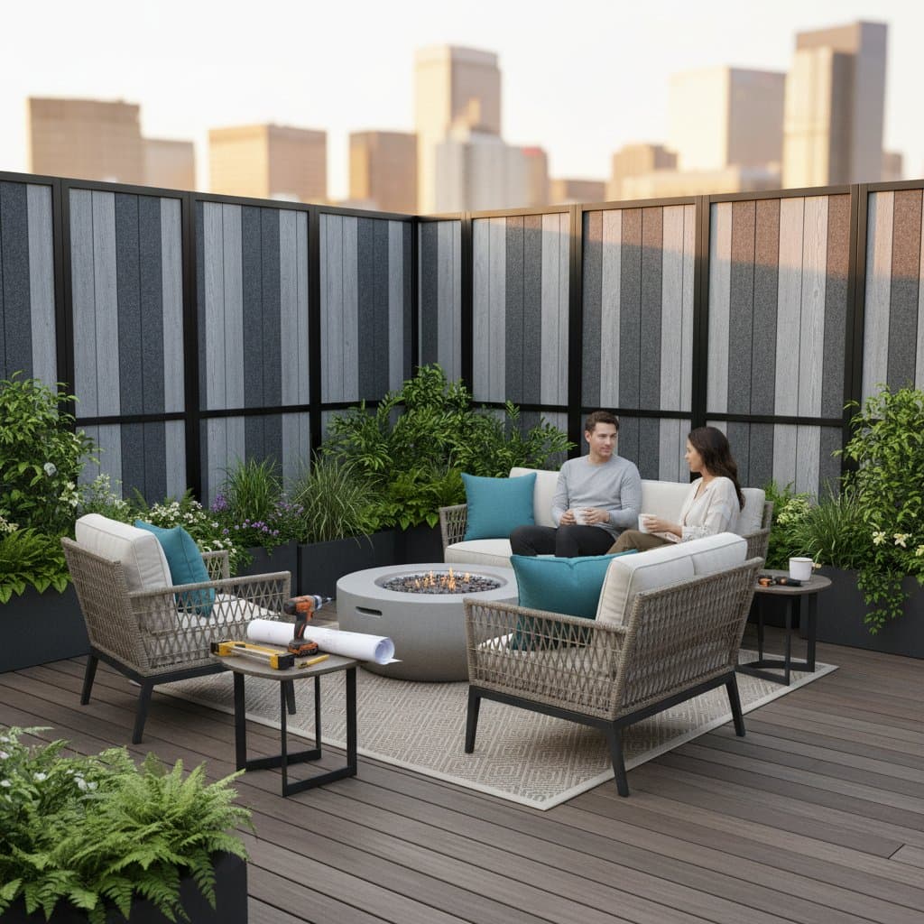 Featured image for Acoustic Panels Turn City Decks Into Quiet Retreats