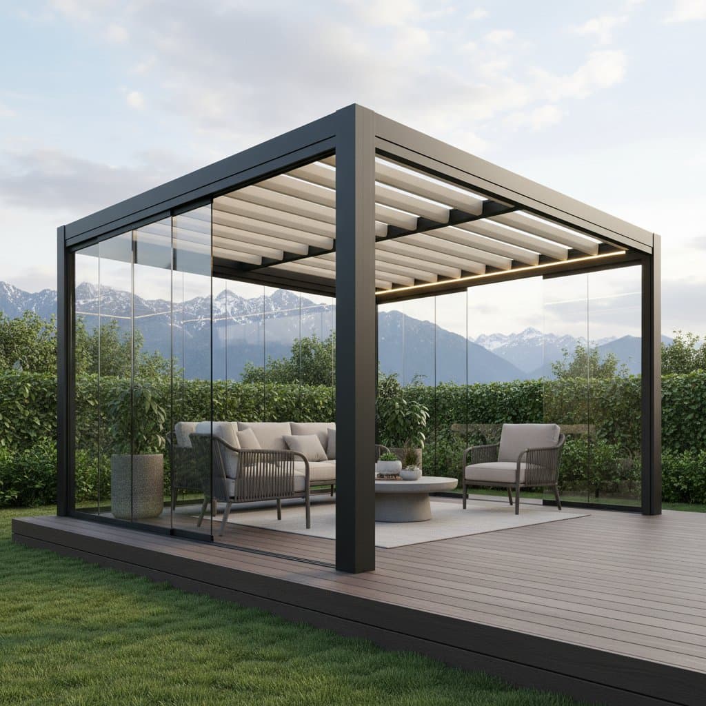 Featured image for Pergola Pods Turn Decks Into All-Weather Retreats