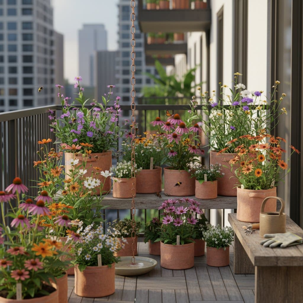 Featured image for Native Wildflowers Turn Balconies Into Pollinator Havens