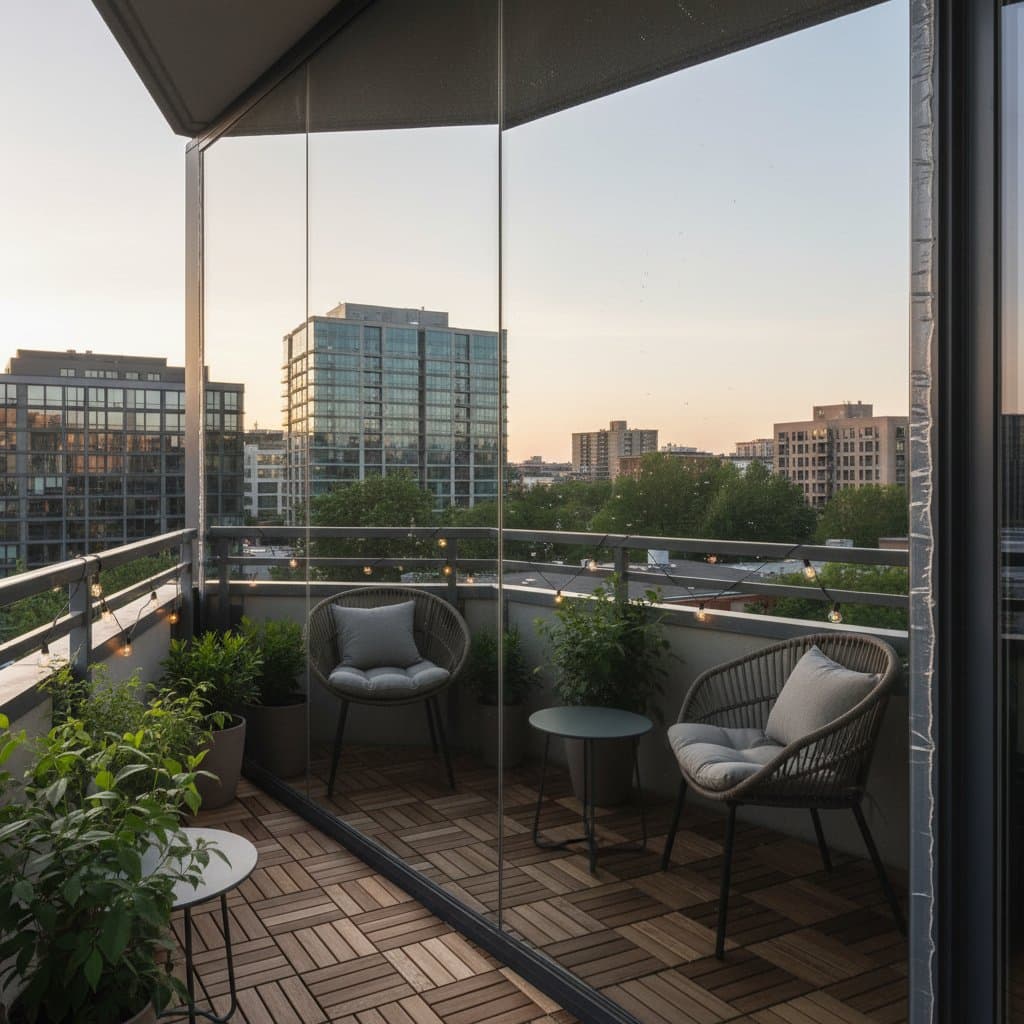 Featured image for Mirror Walls That Double Your Tiny Balcony's Feel