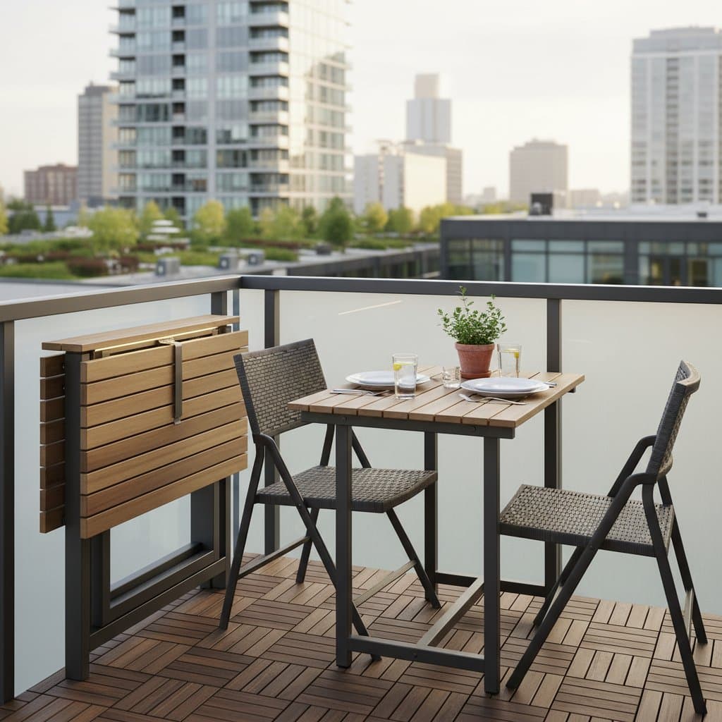 Featured image for Murphy Furniture Turns Tiny Balconies into Dining Spots