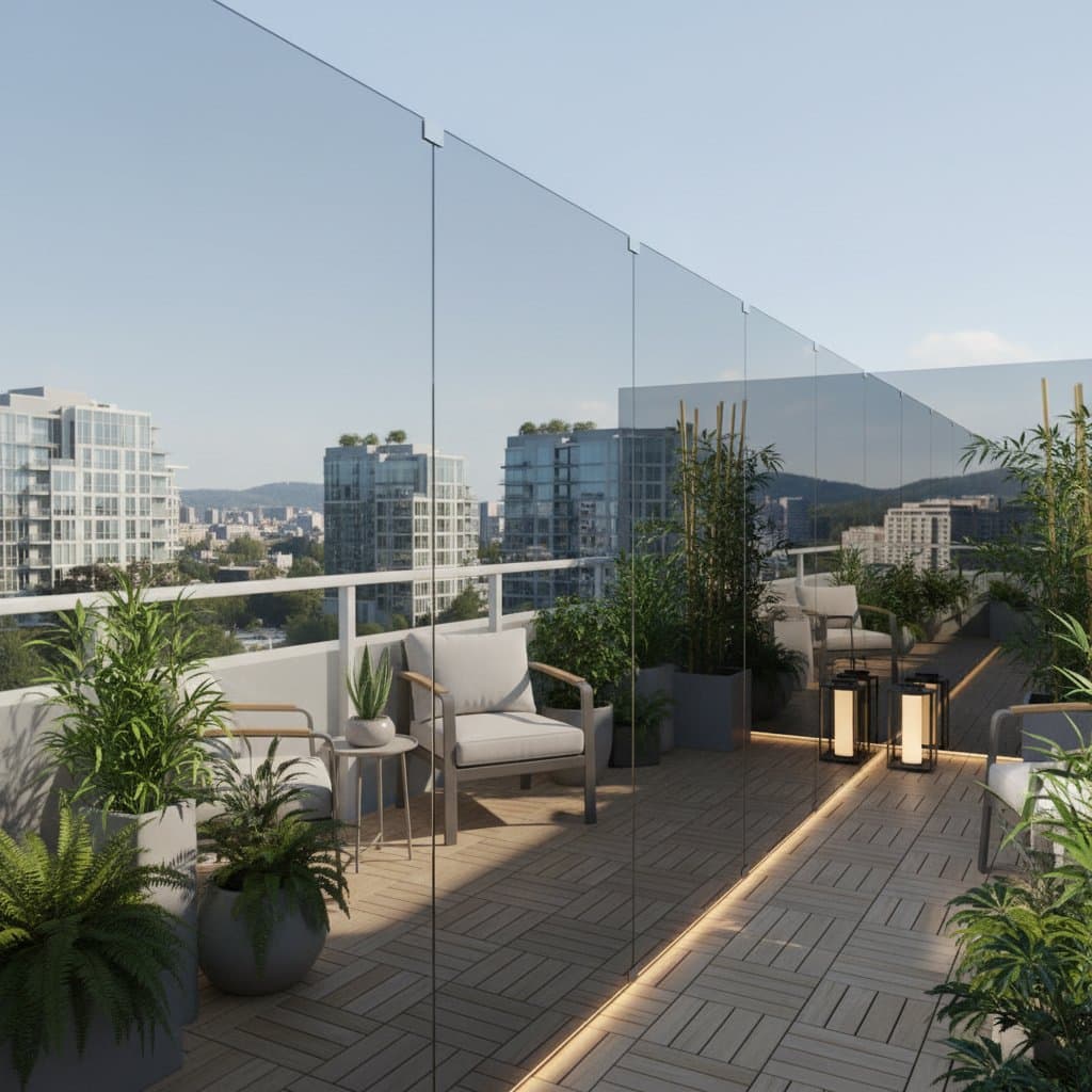 Featured image for Mirror Fences Make Small Balconies Feel Twice as Big