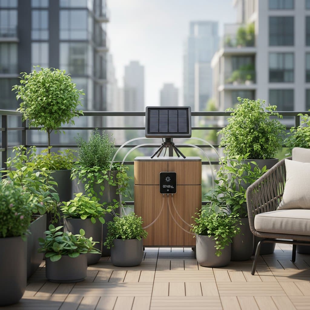 Featured image for Solar Power Runs Your Balcony Garden Automatically