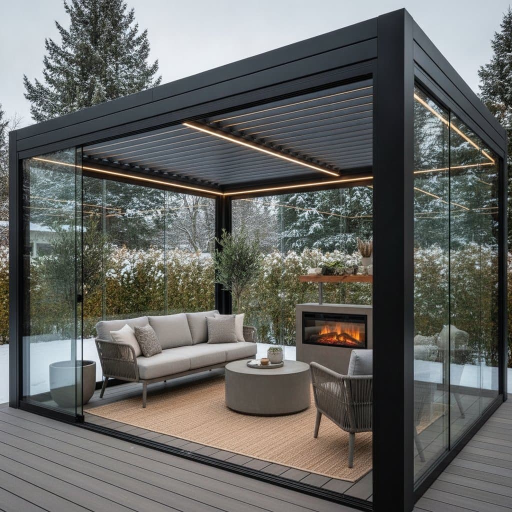 Featured image for Pergola Pods Add Year-Round Living Space to Decks